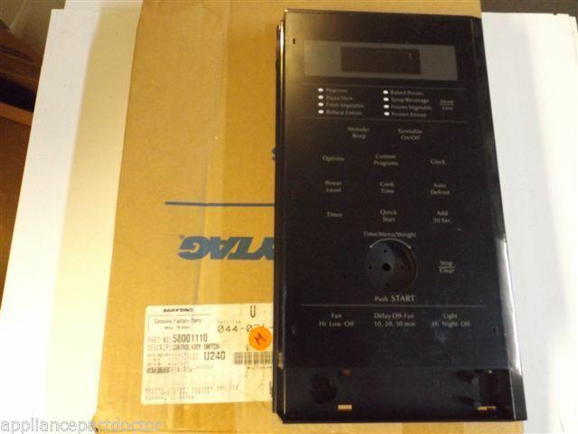 Maytag Jenn Air Microwave 58001110 Control Assy. Switch NEW IN BOX Maytag Jenn Air Microwave 58001110 Control Assy. Switch NEW IN BOX